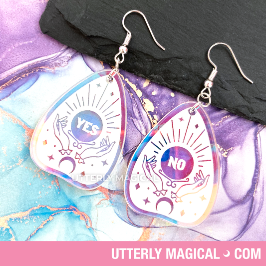 Ghosted Acrylic Earrings