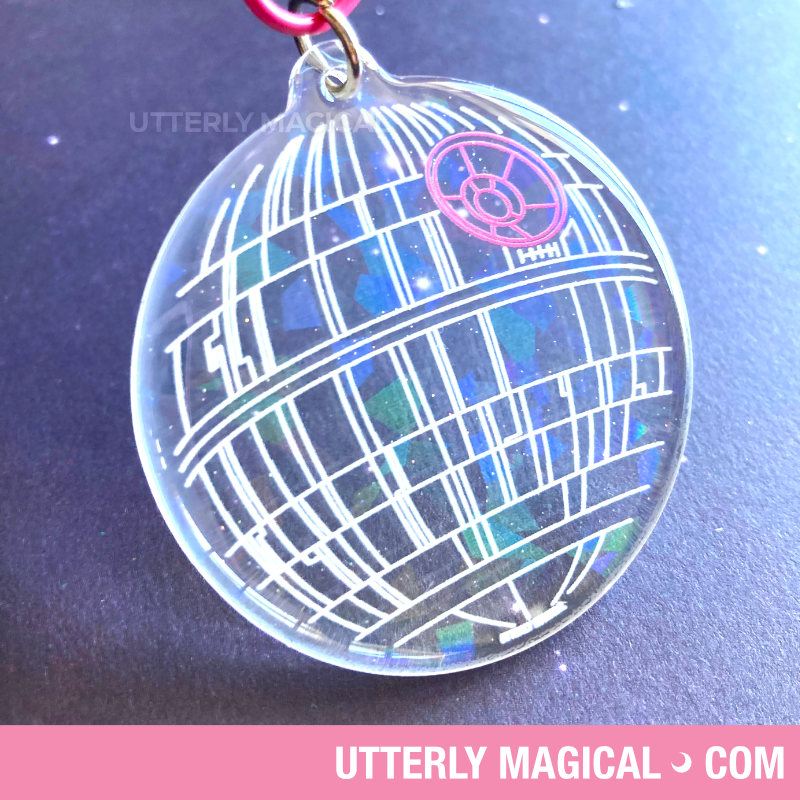 That's No Moon Acrylic Keychain