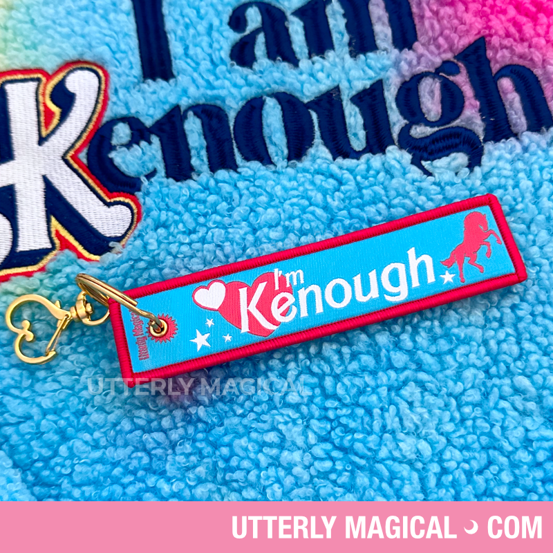 I'm Kenough Woven Keychain