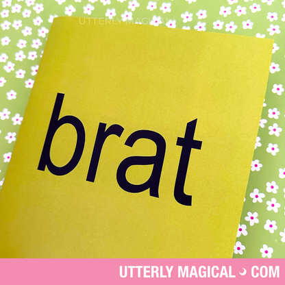 [PRE ORDER] brat A5 Notebook