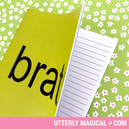 [PRE ORDER] brat A5 Notebook