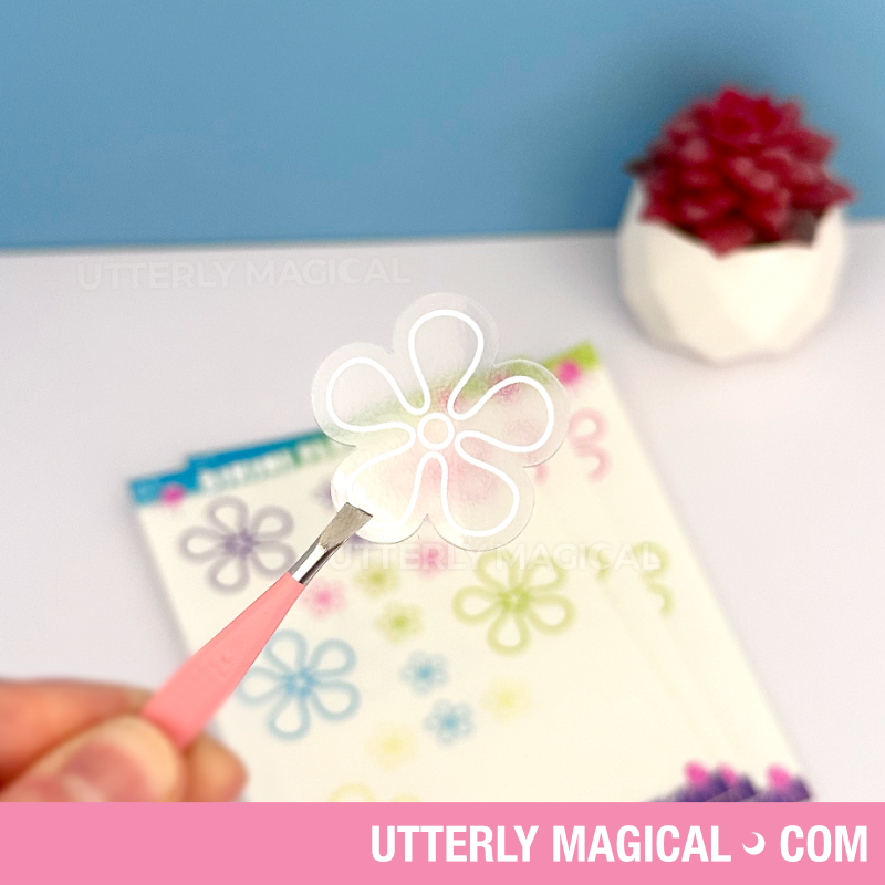 Bikini Flowers Sticker Sheet